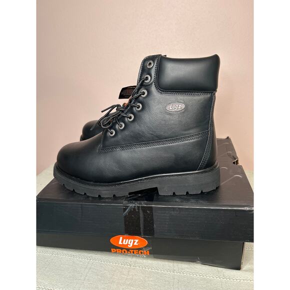 Lugz Men\'s Drifter 6 Steel Toe Work Boot Black Size 11 W Water Slip Resistant main image 9